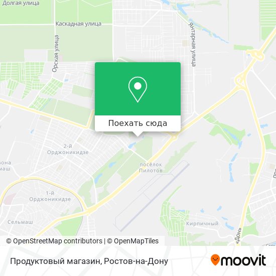 Карта Продуктовый магазин