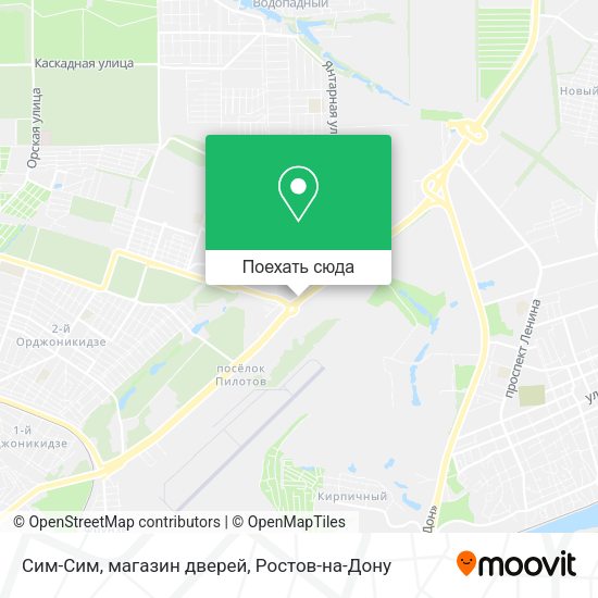 Карта Сим-Сим, магазин дверей