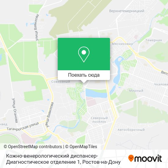 Карта Кожно-венерологический диспансер-Диагностическое отделение 1