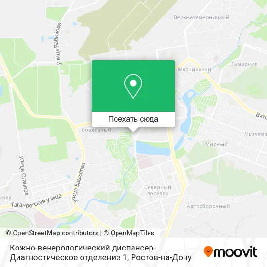 Карта Кожно-венерологический диспансер-Диагностическое отделение 1