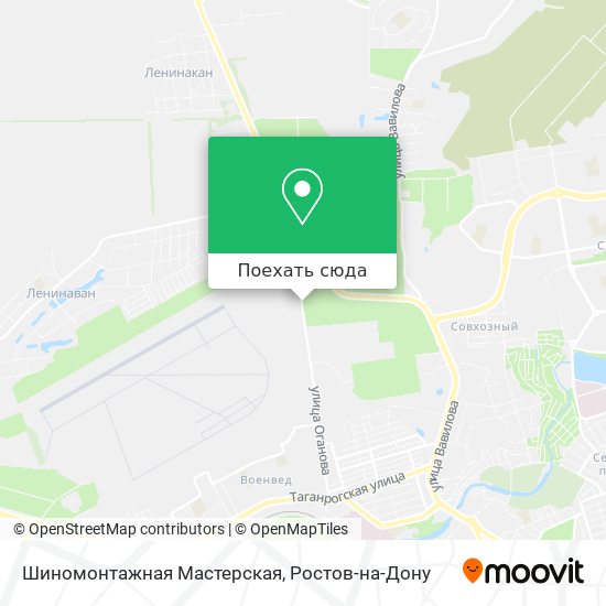 Карта Шиномонтажная Мастерская