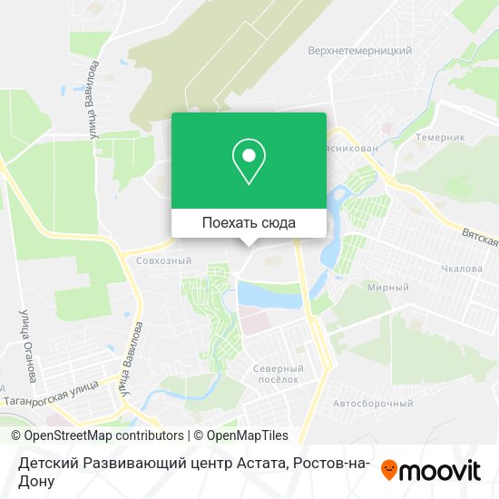 Карта Детский Развивающий центр Астата