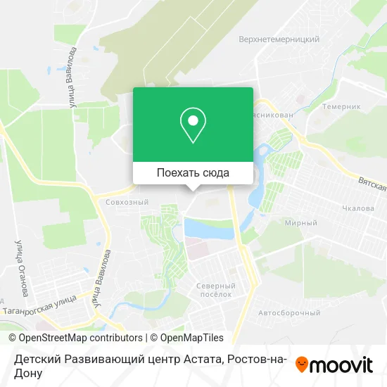 Карта Детский Развивающий центр Астата