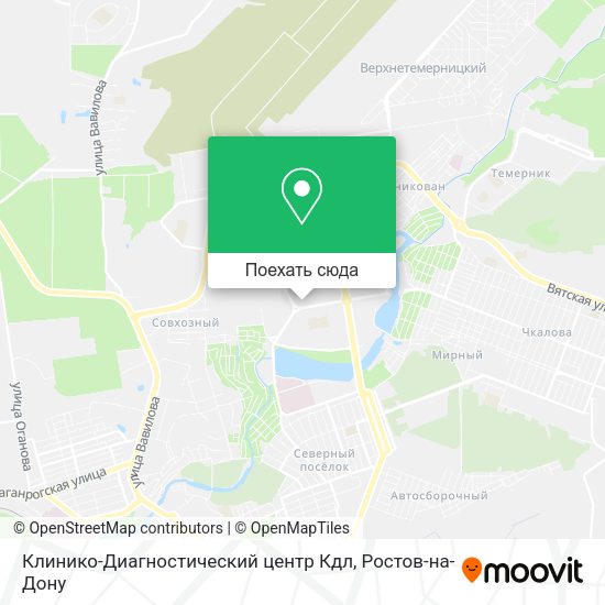 Карта Клинико-Диагностический центр Кдл