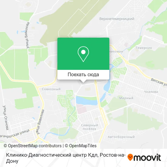 Карта Клинико-Диагностический центр Кдл