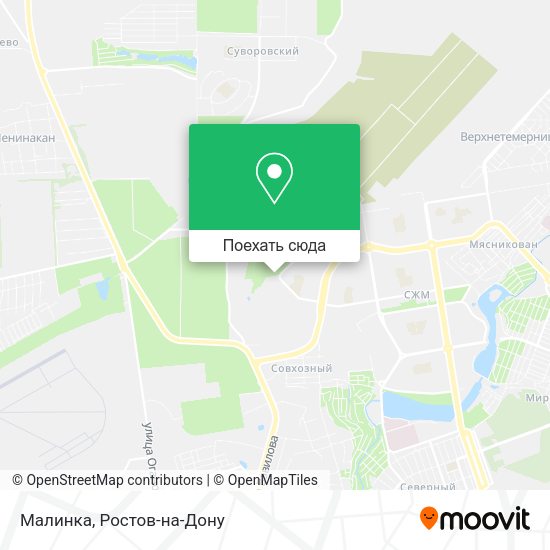 Карта Малинка