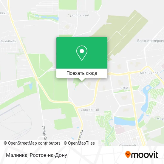 Карта Малинка