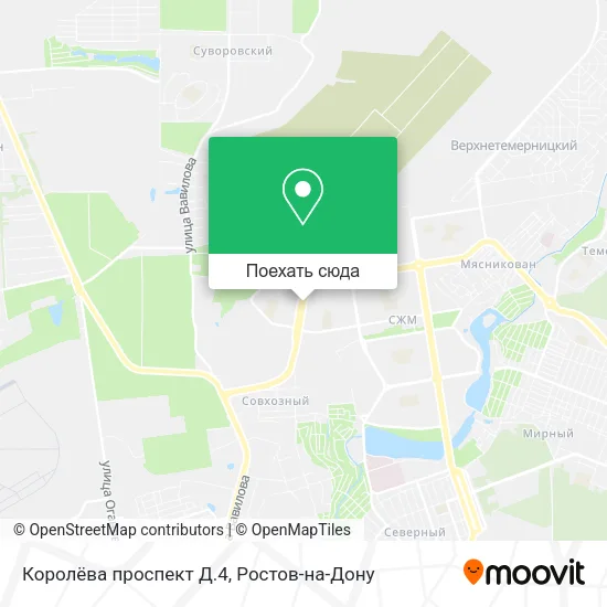 Карта Королёва проспект Д.4