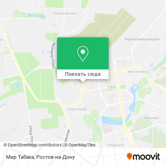 Карта Мир Табака