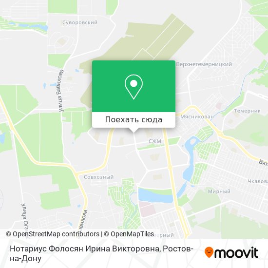 Карта Нотариус Фолосян Ирина Викторовна