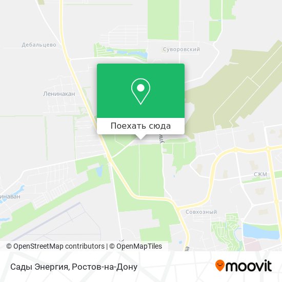 Карта Сады Энергия