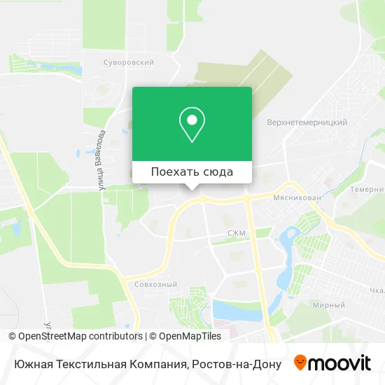 Карта Южная Текстильная Компания
