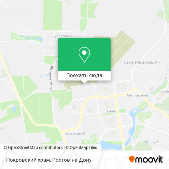 Карта Покровский храм