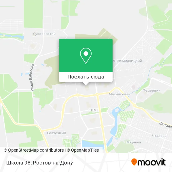 Карта Школа 98