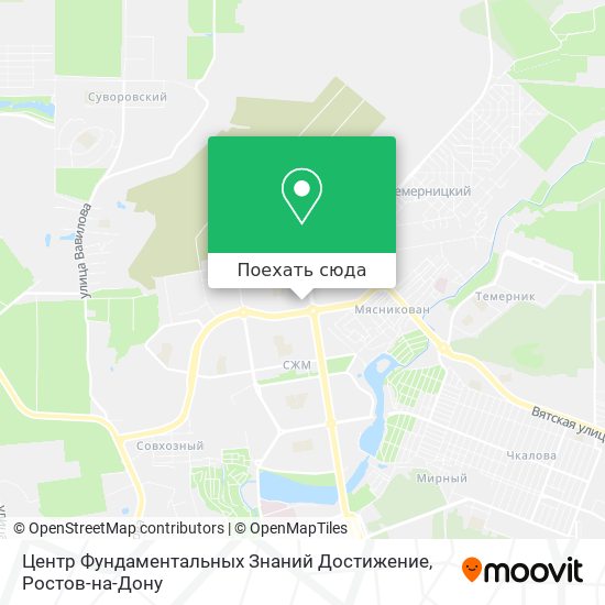 Карта Центр Фундаментальных Знаний Достижение
