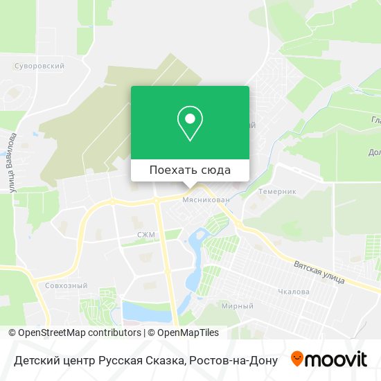 Карта Детский центр Русская Сказка