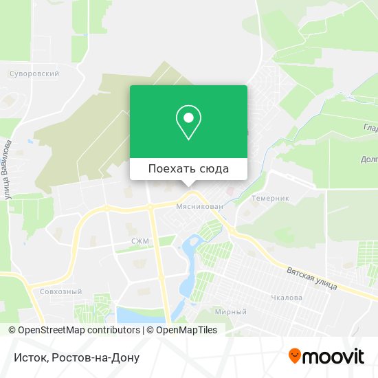 Карта Исток