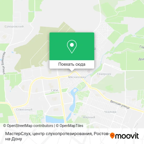 Карта МастерСлух, центр слухопротезирования