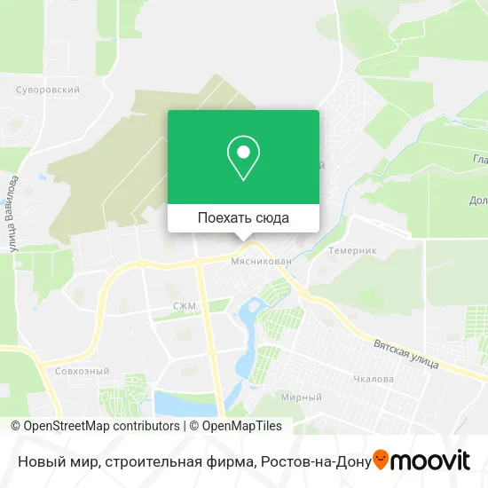 Карта Новый мир, строительная фирма