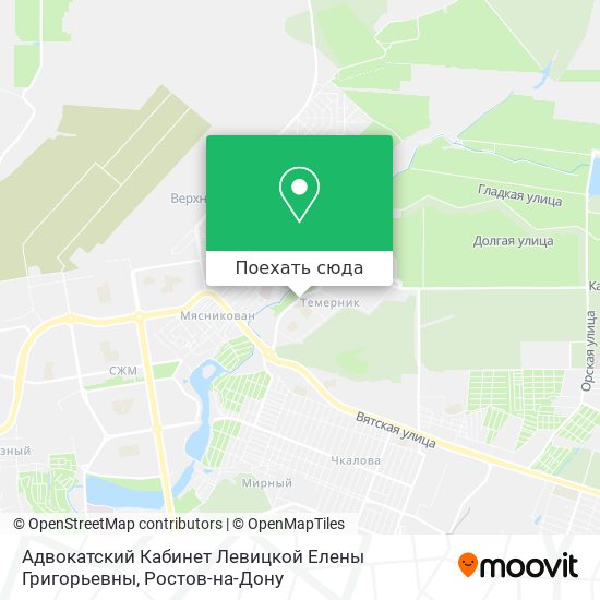 Карта Адвокатский Кабинет Левицкой Елены Григорьевны