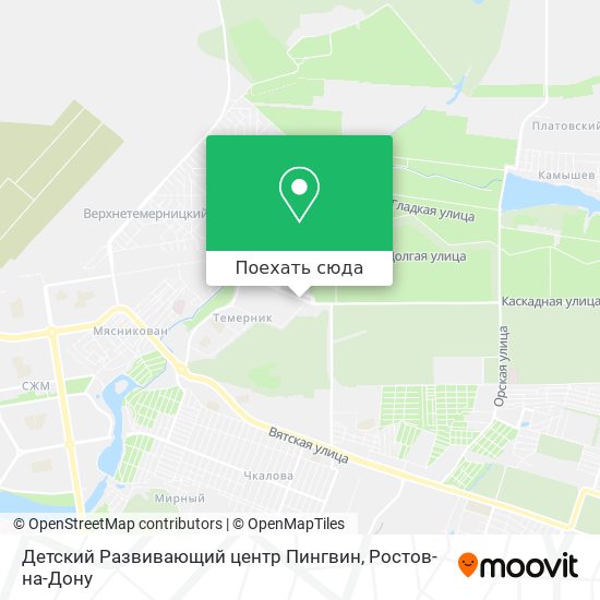 Карта Детский Развивающий центр Пингвин