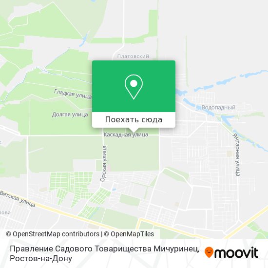 Карта Правление Садового Товарищества Мичуринец