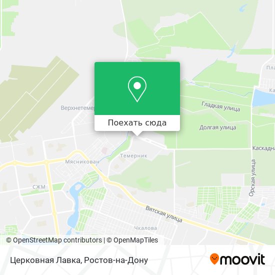 Карта Церковная Лавка