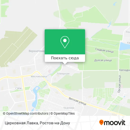 Карта Церковная Лавка