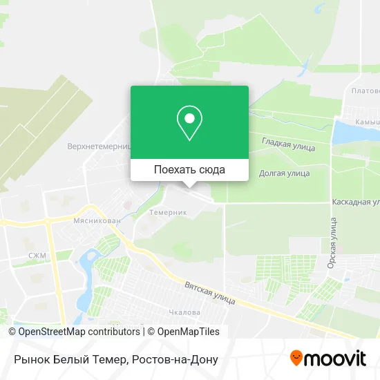 Карта Рынок Белый Темер