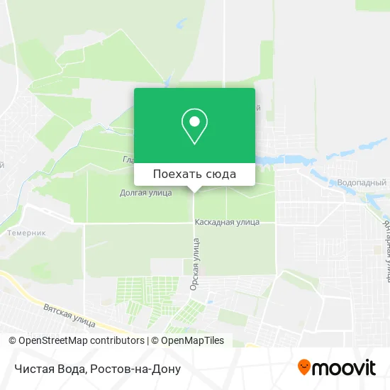 Карта Чистая Вода