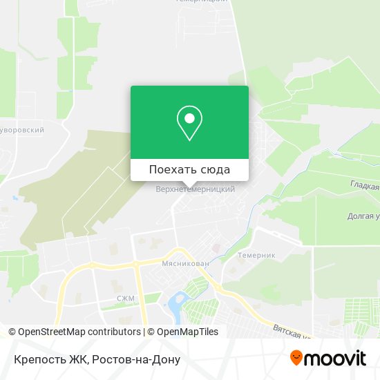Карта Крепость ЖК
