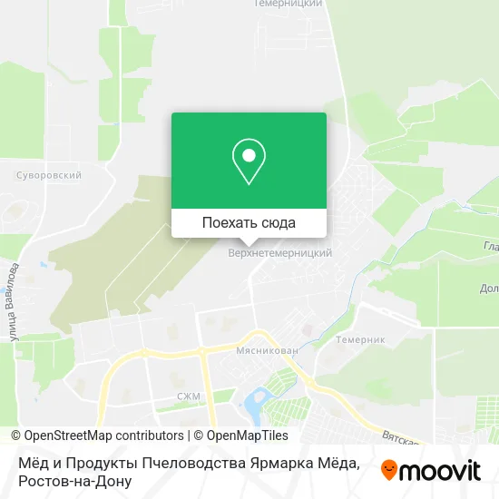 Карта Мёд и Продукты Пчеловодства Ярмарка Мёда