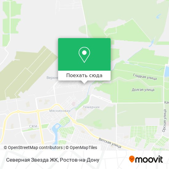Карта Северная Звезда ЖК