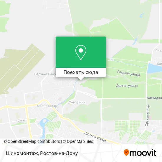 Карта Шиномонтаж