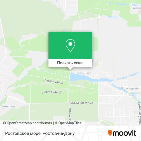 Карта Ростовское море