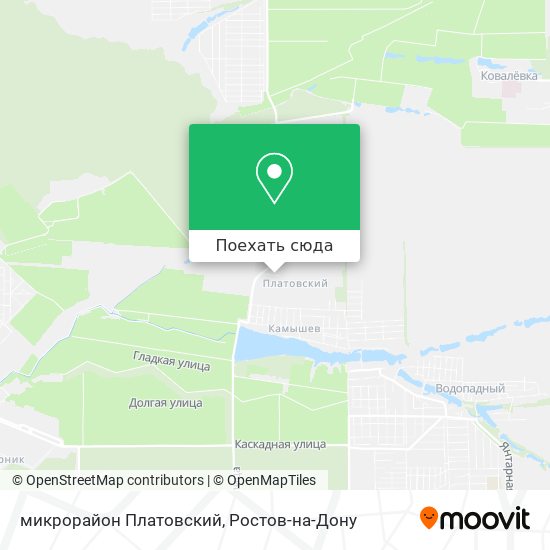 Карта микрорайон Платовский
