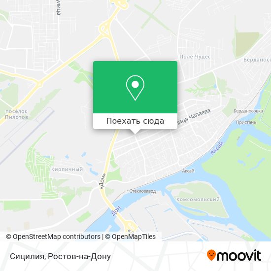 Карта Сицилия