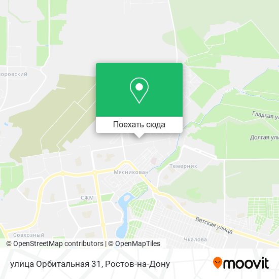 Карта улица Орбитальная 31