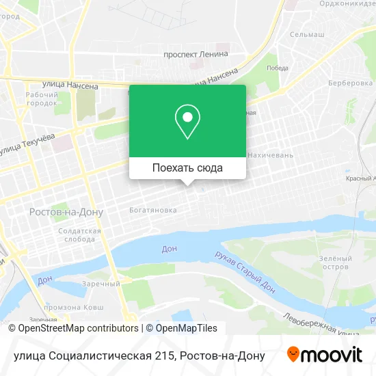 Карта улица Социалистическая 215