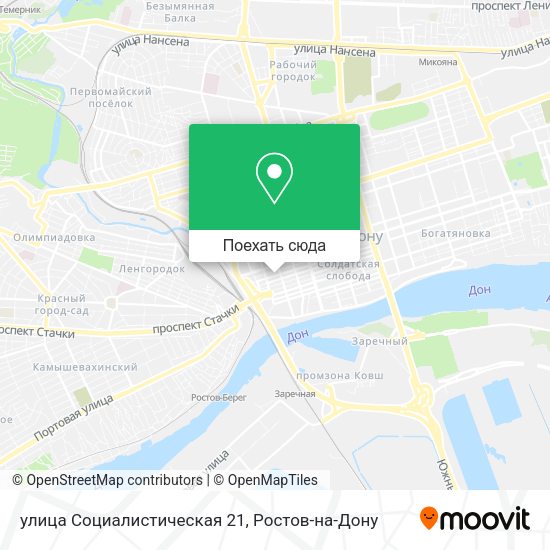 Карта улица Социалистическая 21