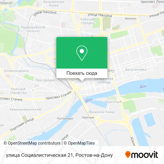 Карта улица Социалистическая 21