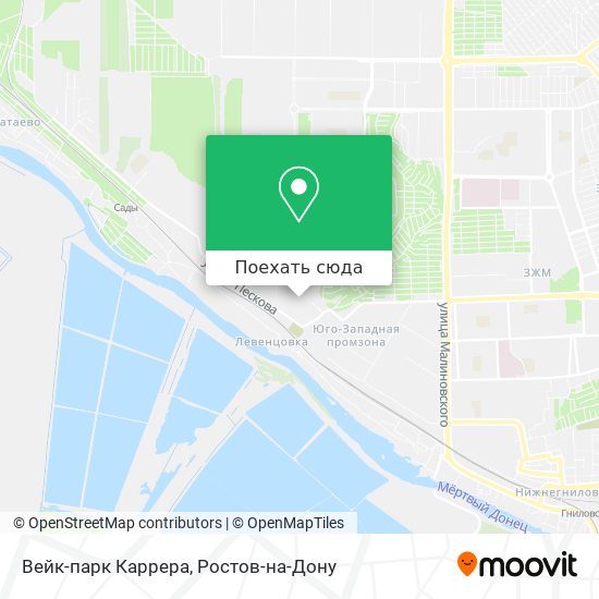 Карта Вейк-парк Каррера