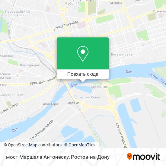 Карта мост Маршала Антонеску