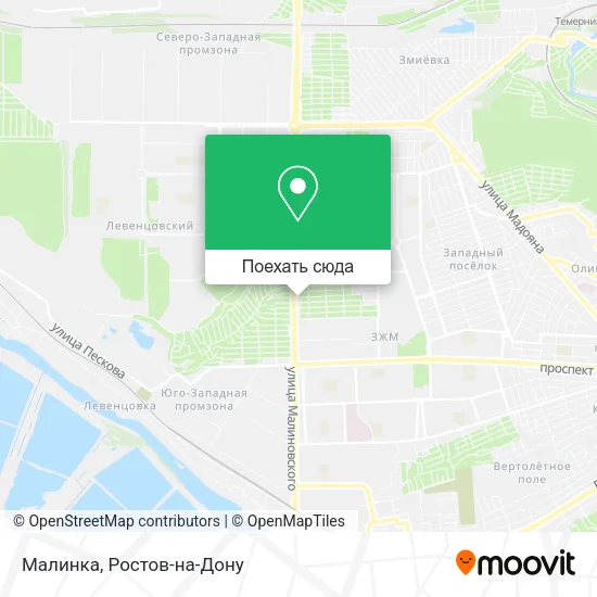 Карта Малинка