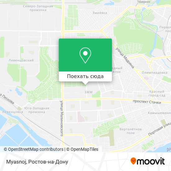Карта Myasnoj