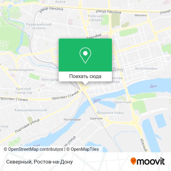 Карта Северный
