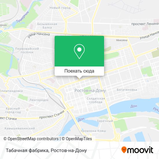 Карта Табачная фабрика