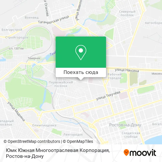 Карта Юмк Южная Многоотраслевая Корпорация