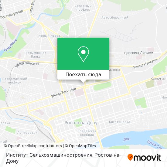 Карта Институт Сельхозмашиностроения