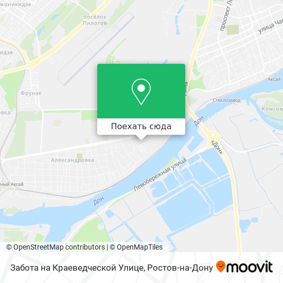 Карта Забота на Краеведческой Улице